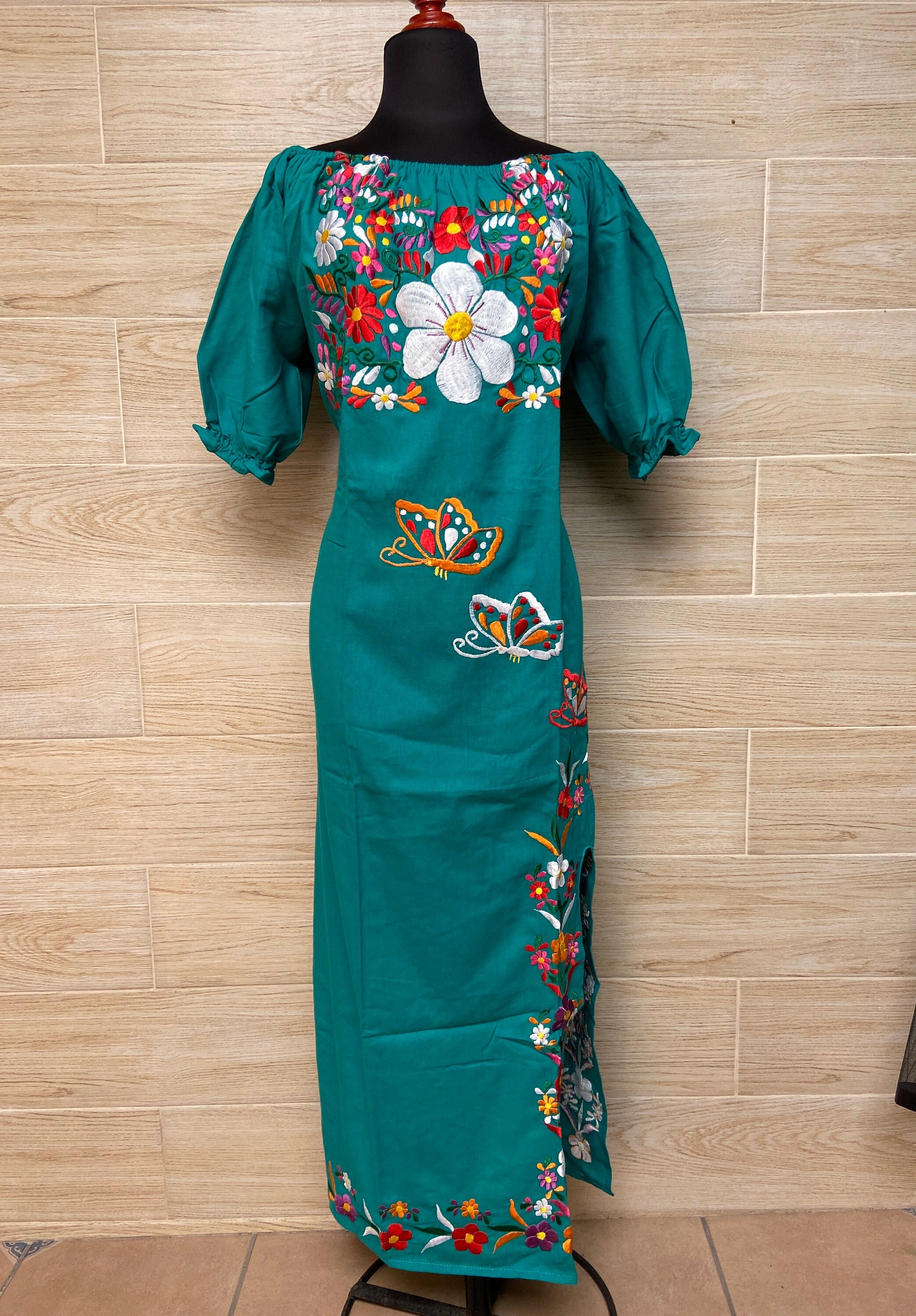 Mexican long clearance dress