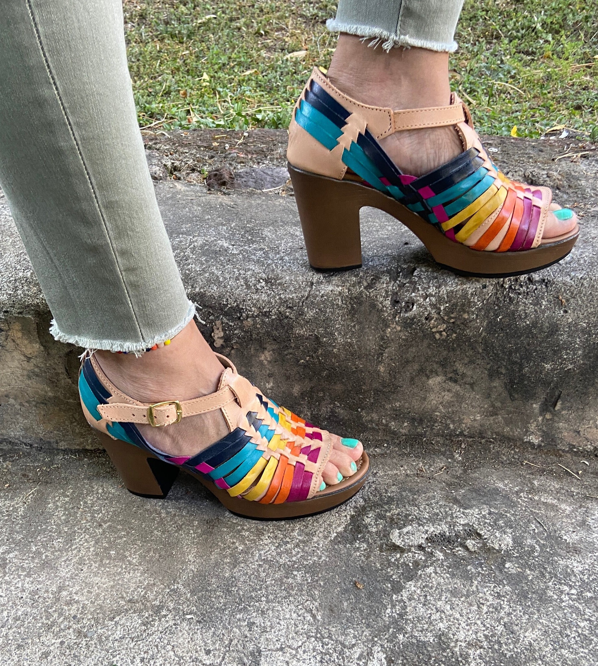 high heel huaraches