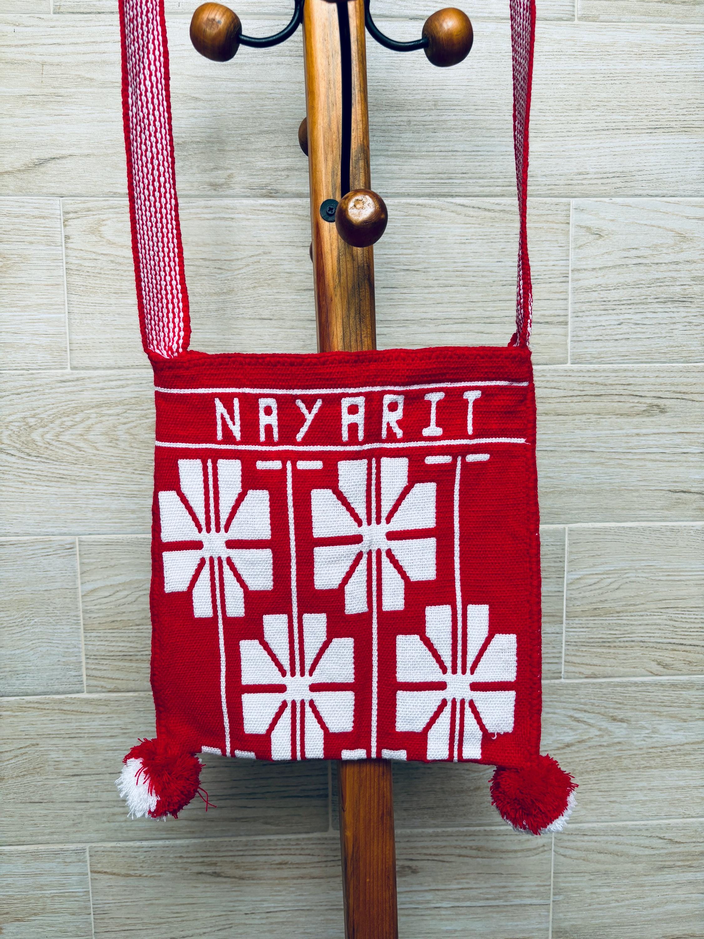 Huichol Loom Bag: Mexican Folk Art Cotton Shoulder Bag - Etsy display picture 1