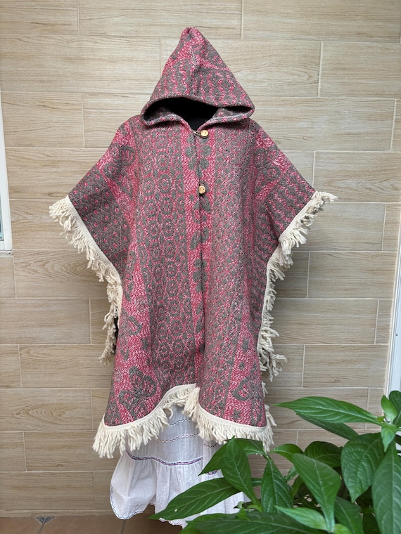 Poncho messicano, rebozo mexicano, cappotto messicano, strato