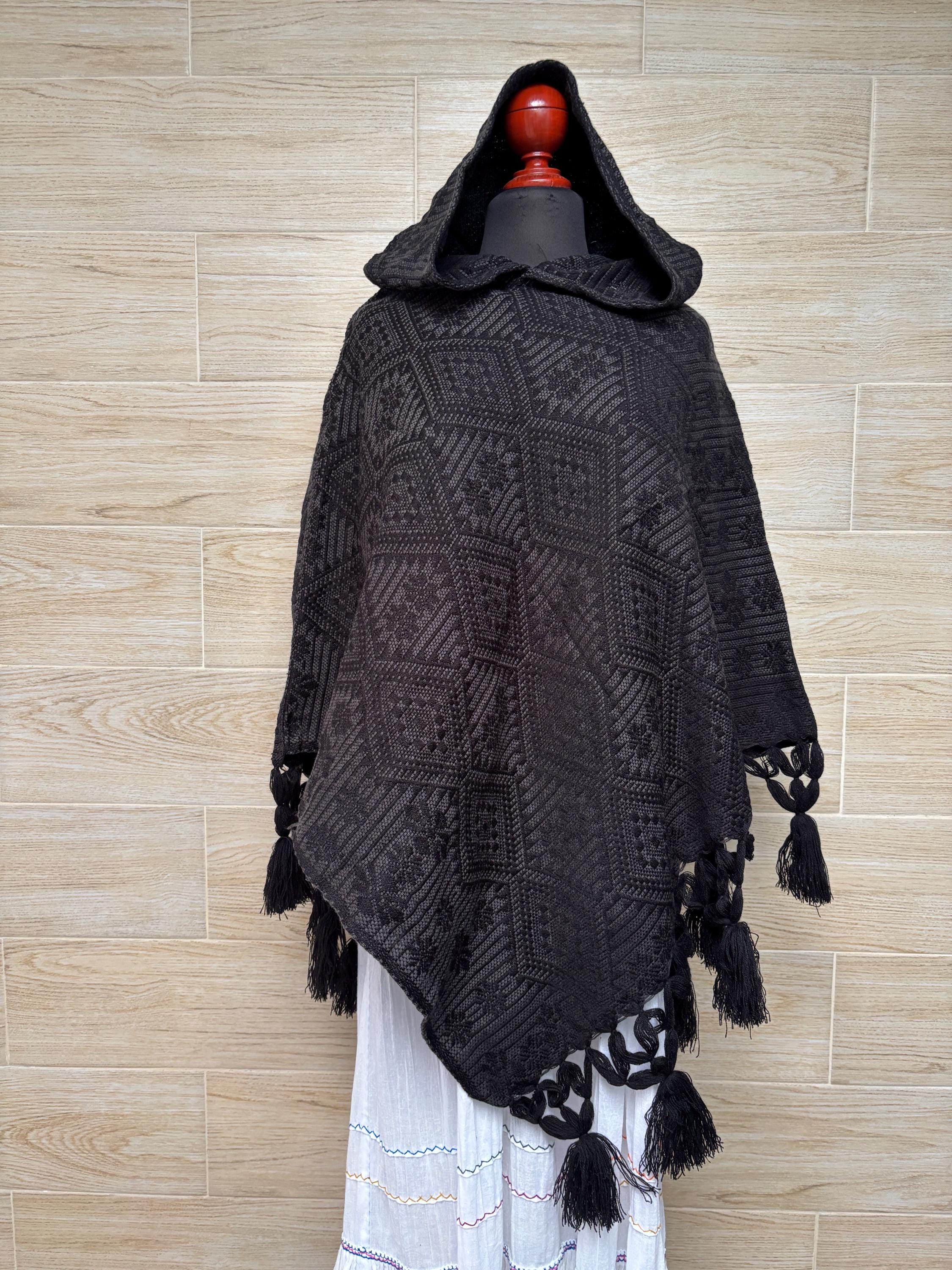Mexican Handcrafted Cape, Mexican Poncho, Mexican Cape Woven