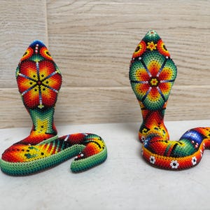 Huichol Beaded Snake main image 1