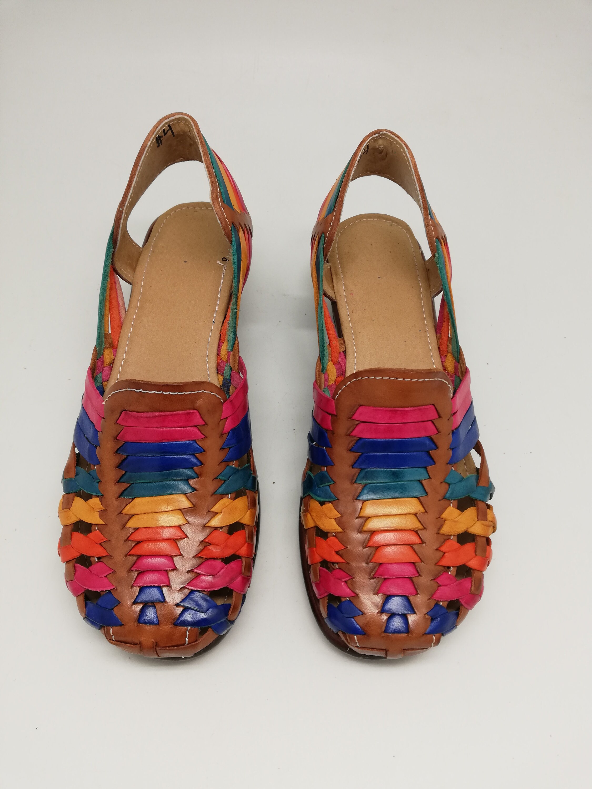 Huaraches mexicanos hechos a mano sandalias de mujer huarache multicolor zapatos mexicanos huaraches de piel zapatos de piel. Etsy Mexico