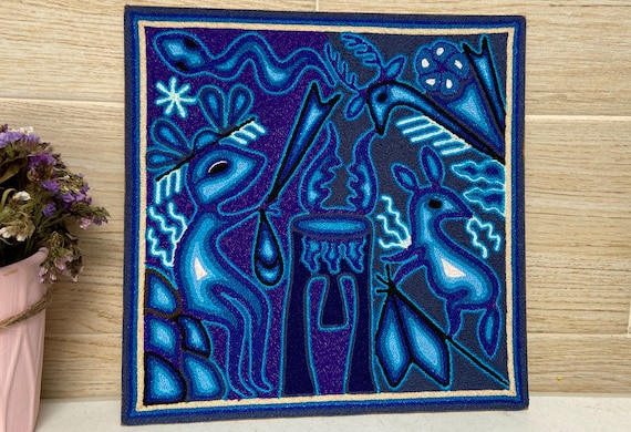 Yarn painting - 12 (30 cms)