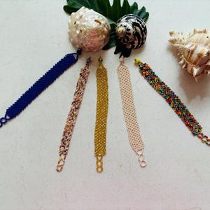 Beaded Huichol bracelet, unisex bracelet, beadwork bracelet, huichol jewelry, mexican jewelry, huichol art.