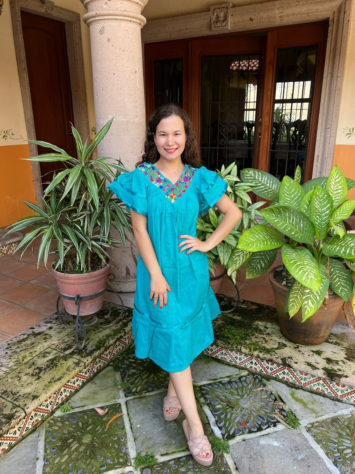 green emerald velvet dress Off Shoulder Laced Midi Dress