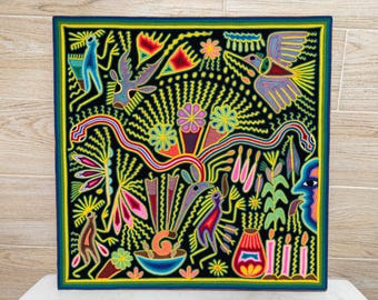 12インチ ウイチョル絵画、メキシコの装飾、メキシコの絵画