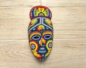 ビーズ ウイチョル族 先住民族 フェアトレード ビーズ マスク 彫刻 メキシコ ビーズ ウイチョル族 先住民族 フェアトレード ビーズ マスク