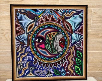 絵画、額入り、ハンドメイド、メキシコ 絵画、額入り、ハンドメイド、メキシコ