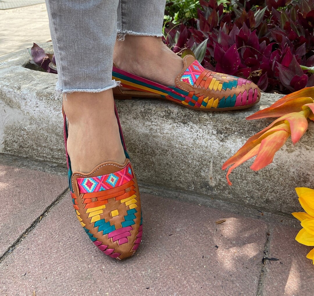 Colorful huaraches sandals sale