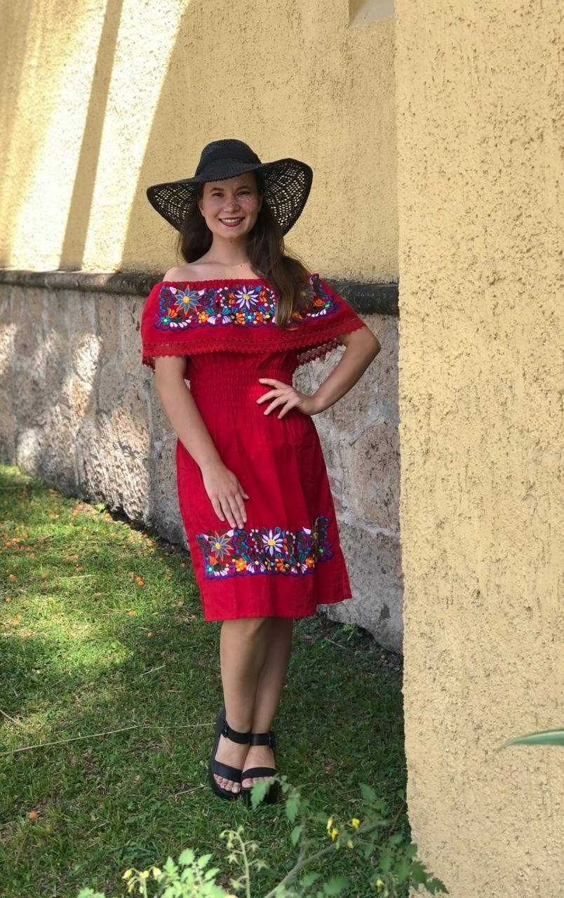 embroidered mexican peasant dress Kafeimali Summer Dress V Neck Mexican Embroidered Peasant Women's Dressy Tops Blouses (Beige) at Amazon Women's Clothing store