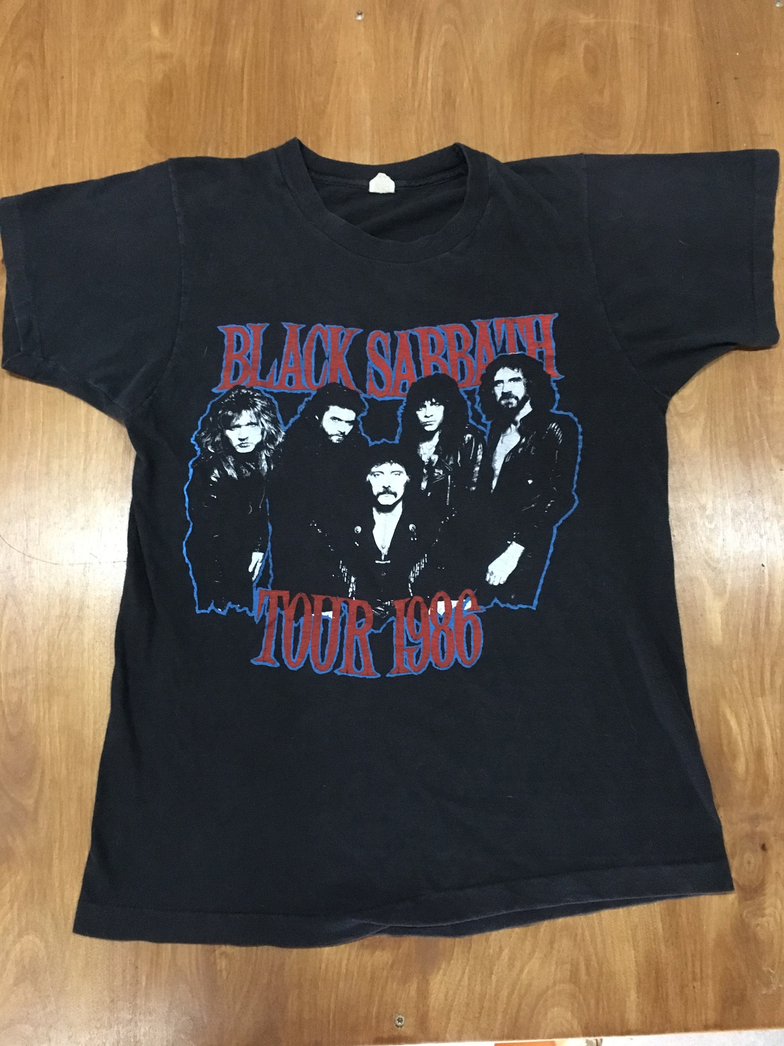 Rare Vintage Black Sabbath Seventh Star Tour T-Shirt 1982 tag | Etsy