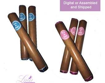 Cigar Candy Wrapper - It's a Girl - It's a Boy - Baby Shower- Baby Gifts - Cigars - Candy Wrappers - Baby Shower Favors - Cigar Wrappers