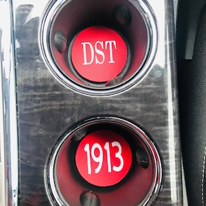 DST Car Coasters - Delta Sigma Theta Car Coasters - Delta Car Coasters - Delta Gifts - Delta Anniversary - Delta Sigma Theta Gifts  Coasters
