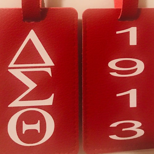 Luggage Tags Delta Luggage Tags DST Delta Sigma Theta Etsy
