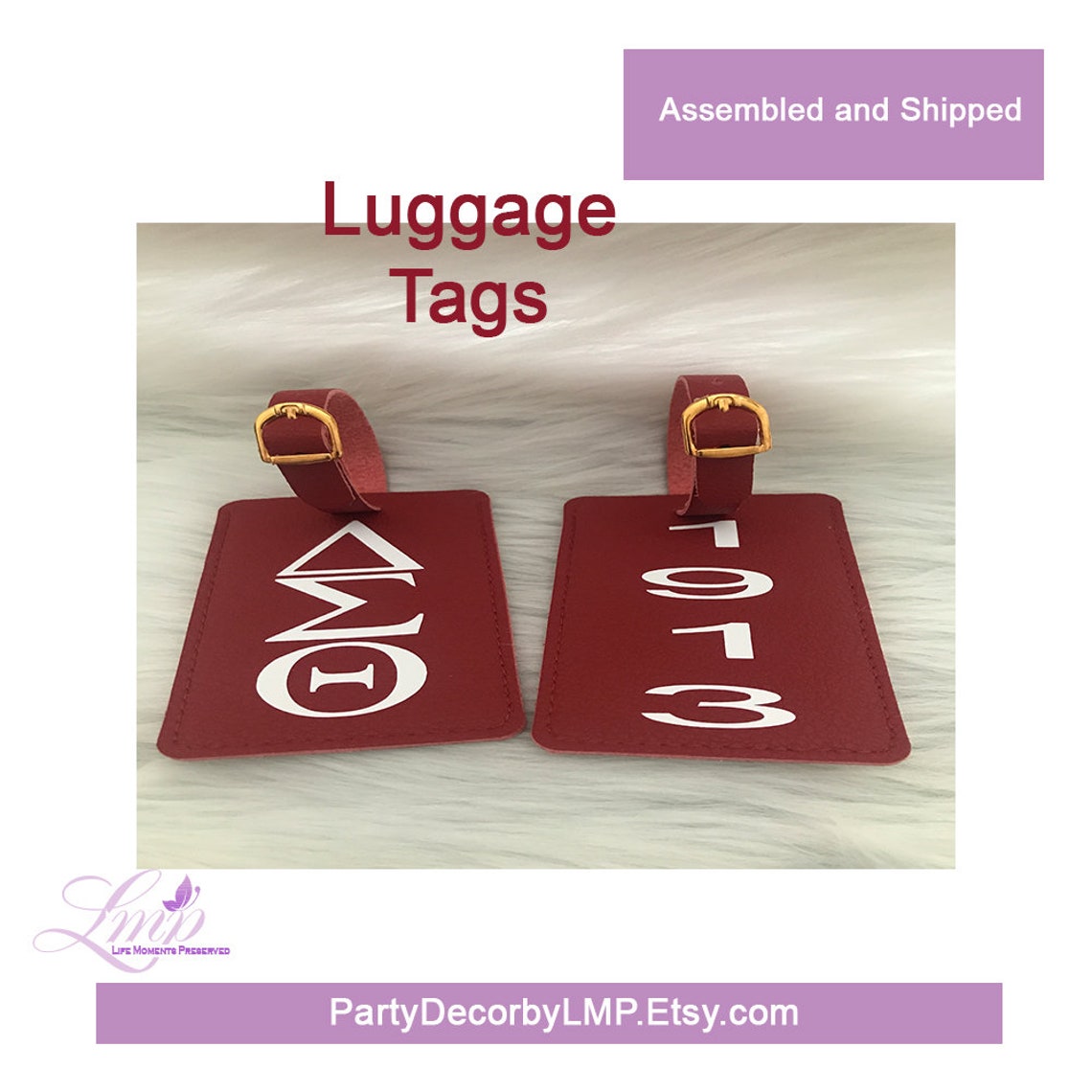 Luggage Tags Delta Luggage Tags DST Delta Sigma Theta Etsy