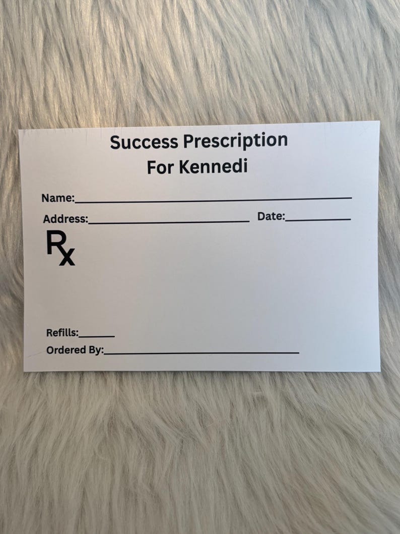 Kit de recuperación para la resaca - Despedida de soltera - Regalos de cumpleaños - Kits de frascos de medicamentos - Frascos de pastillas para el kit de recuperación - Regalos de despedida de soltera RX Advice Card
