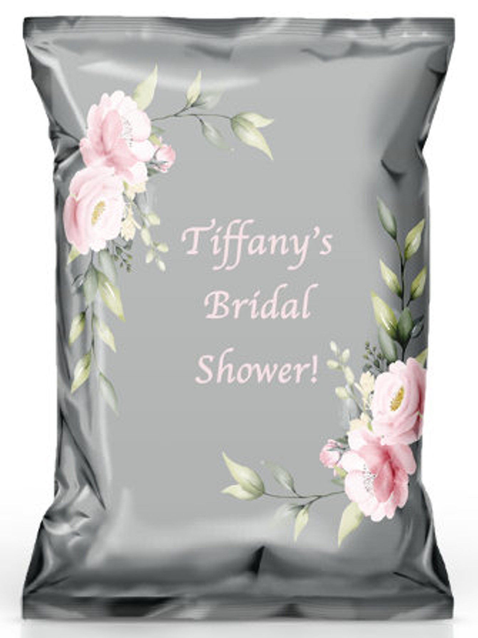 Bridal Shower Chip Bag Bridal Shower Favor Bag Bridal Etsy