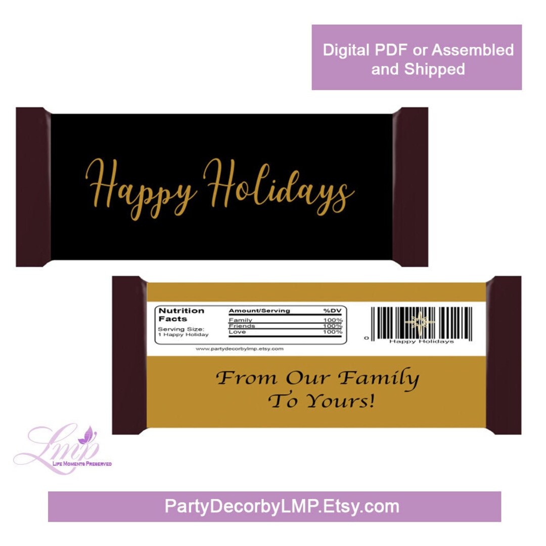 Christmas Candy Bar Candy Bar Christmas Gift Ideas Candy Wrapper