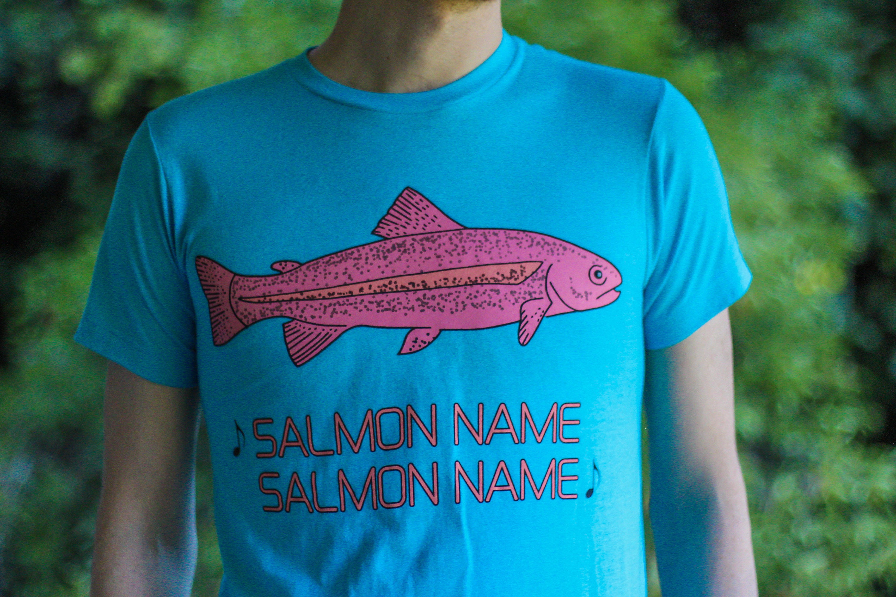 Salmon Name Salmon Name Tshirt Etsy Canada