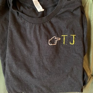 Custom Word/Name Embroidered T-Shirt