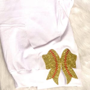 野球ソフトボールステッチボウサイドスリットボウアップリケ刺繍デザインファイルインスタントダウンロード