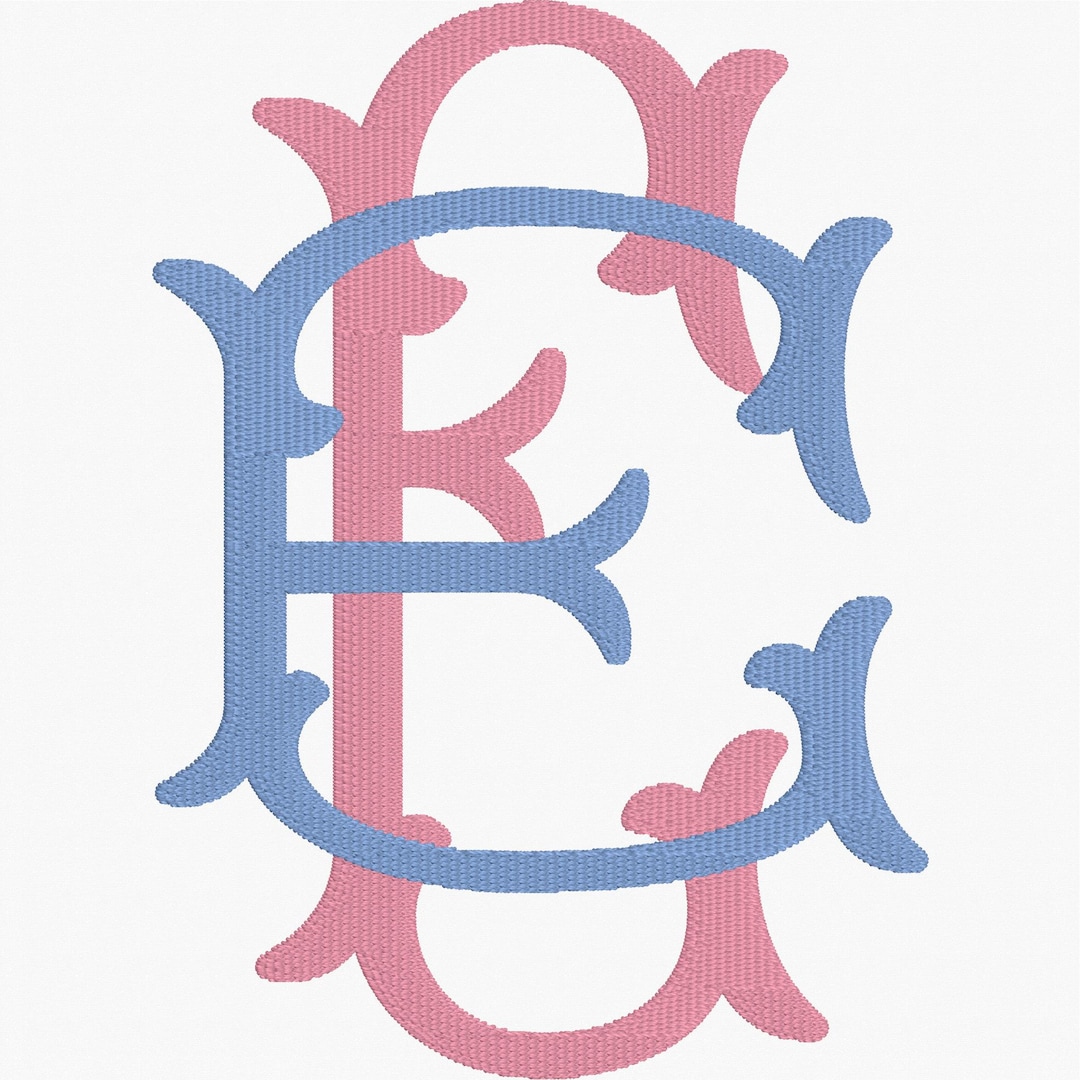 Fishtail Embroidery Font: 52 Letters (2 Letter Styles), 9 Formats + .bx ...