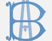Monogram Embroidery Font Bundle: Maxwell & Merit .bx + Machine Files (Instant Download)