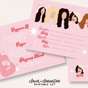 Downloaden + afdrukken | "Country Ladies" geïnspireerde mengsels, recepten, stickers, enz.