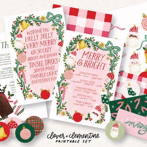 Downloaden en afdrukken | "Kerstversieringen" Kerstmis 2024 kunstafdrukken, olieverfschilderijen, stickers, enz. | Inclusief klaar om af te drukken bestanden