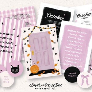 Downloaden en afdrukken | "Oktober, ik hou van jou!" Kunstafdrukken, olieverfschilderijen, stickers, enz. herfst 2024 | Inclusief klaar om af te drukken bestanden