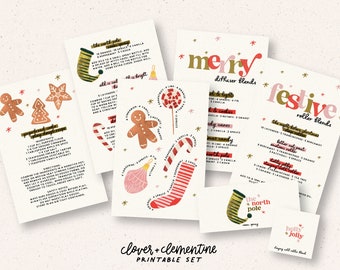 Download + Print | "Festive Kids Christmas" Christmas 2022 Blends, DIY Recipes, Stickers, etc.