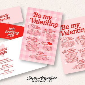 Downloaden + afdrukken | "Be My Valentine" Valentijn 2023 Blends, DIY-recepten, stickers, enz.