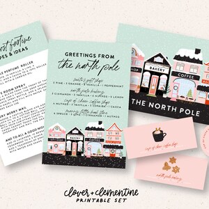 Herunterladen + Drucken | "Der Nordpol" Weihnachten 2022 Blends, DIY-Rezepte, Sticker, etc.