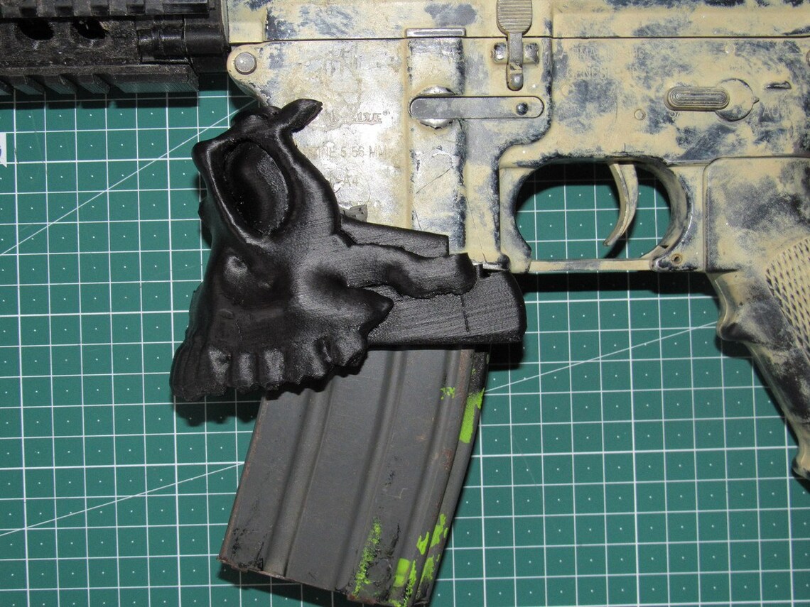 M4 MAGWELL Skull AIRSOFT ONLY Etsy