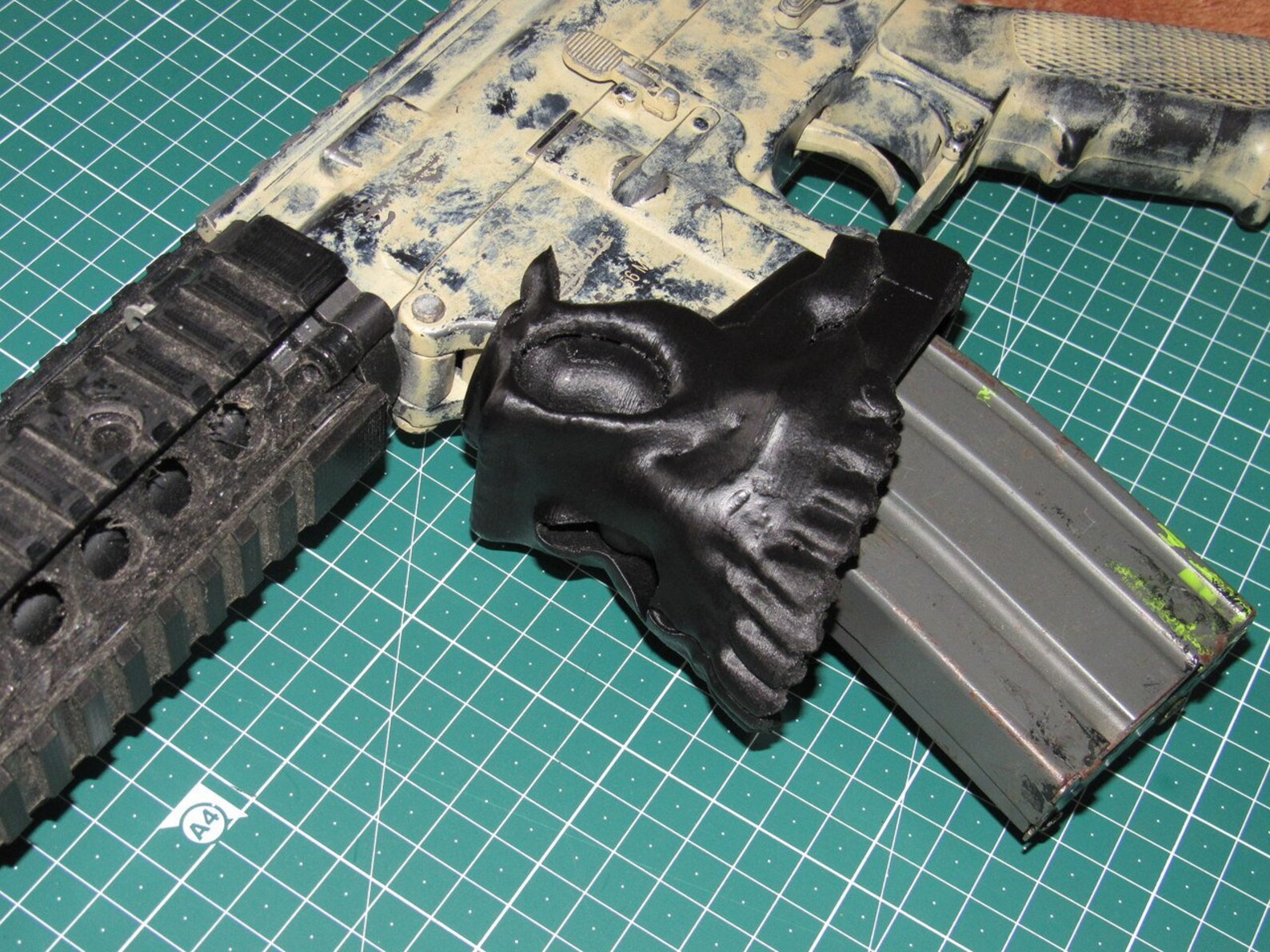 M4 MAGWELL Skull AIRSOFT ONLY Etsy