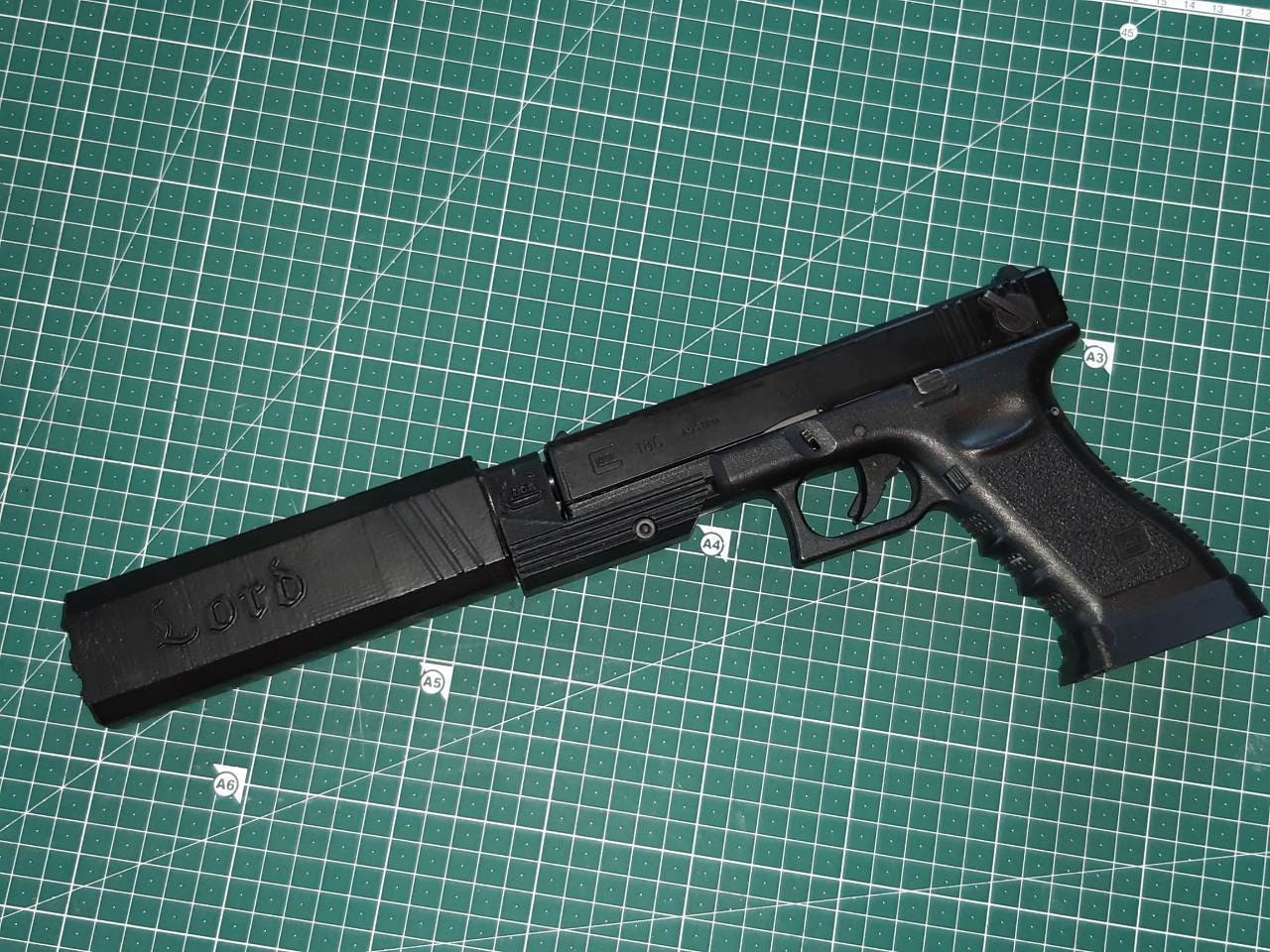 Pistol airsoft silencer Glock p226 etc. AIRSOFT Etsy