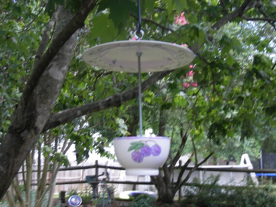 Bird Feeder Covered Bird Feeder Housewarming Gift Hanging Etsy
