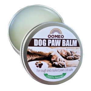 Dog Paw Balm, Dry Rough Cracked Paws, Paw Butter, 100% Natural, Lick-safe cream with Hemp seed oil and Calendula