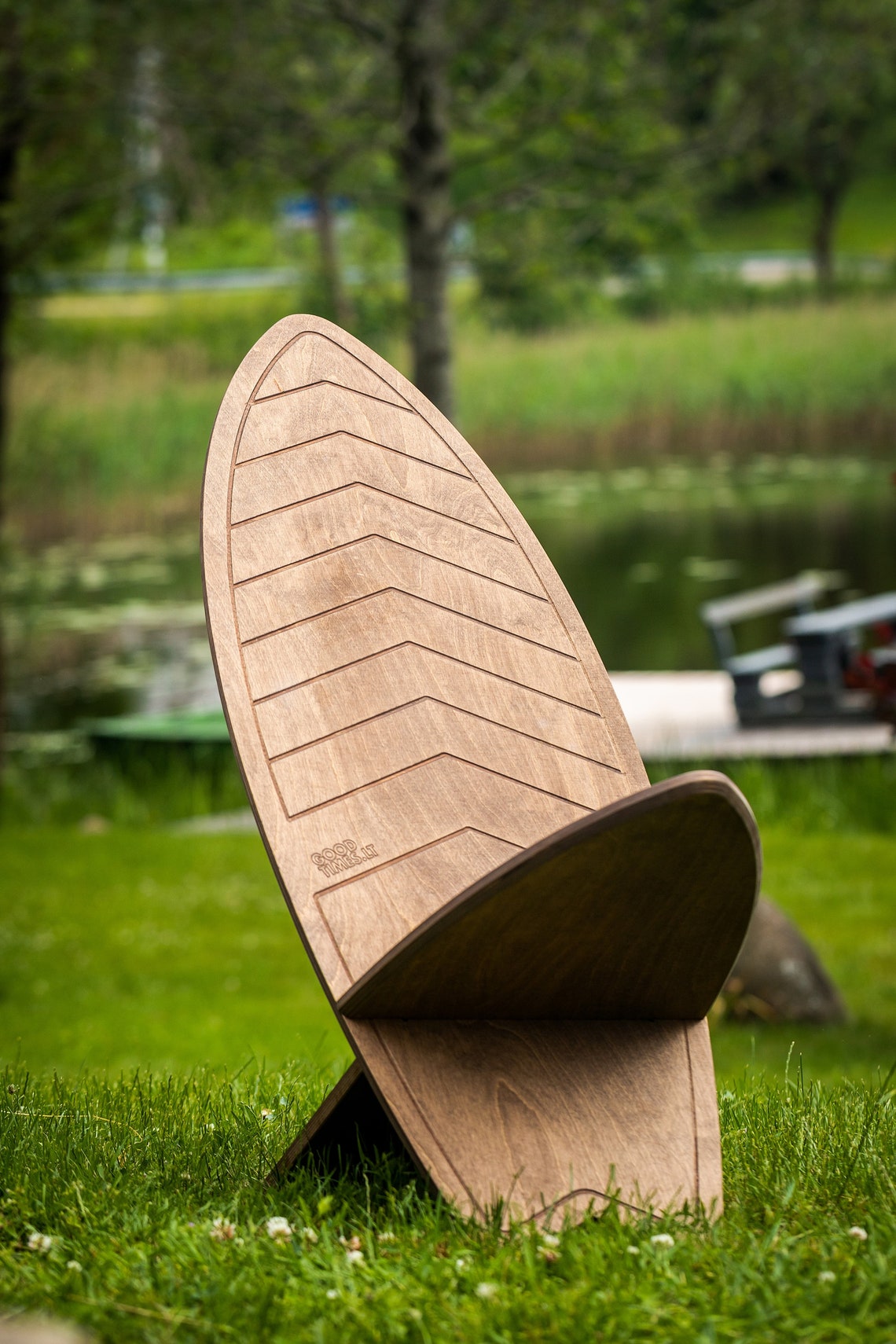 Viking Chair Stargazer Chair Foldable Wooden Chair Garden Etsy