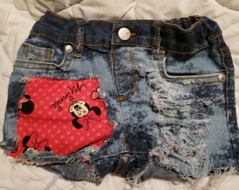 Distressed kids jeans. Boy and girls.