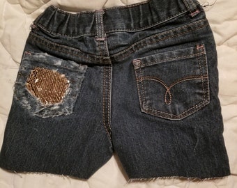 Distressed denim