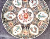 Gold Imari 12 quot Hand Painted Plate