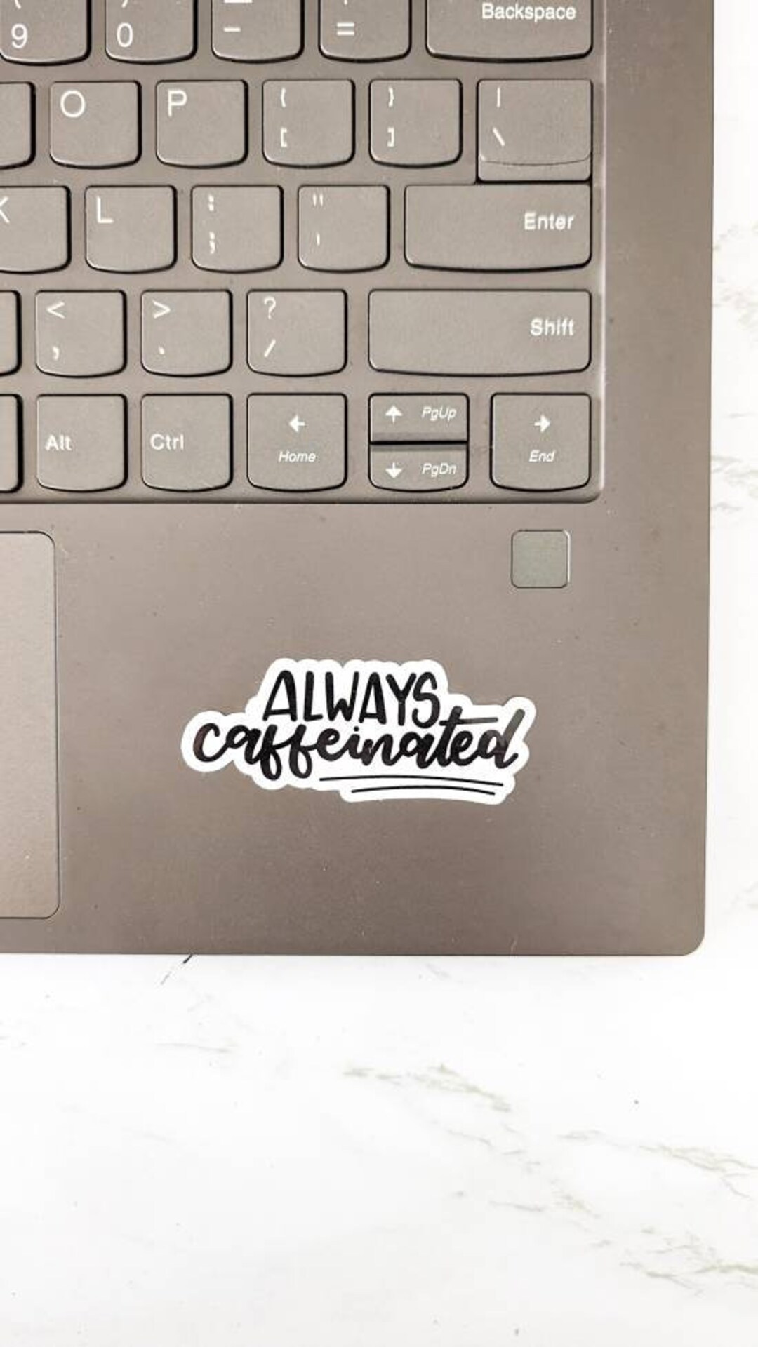 Cute Coffee Vinyl Sticker Decal for Laptop, Water Bottle, Notebook ...
