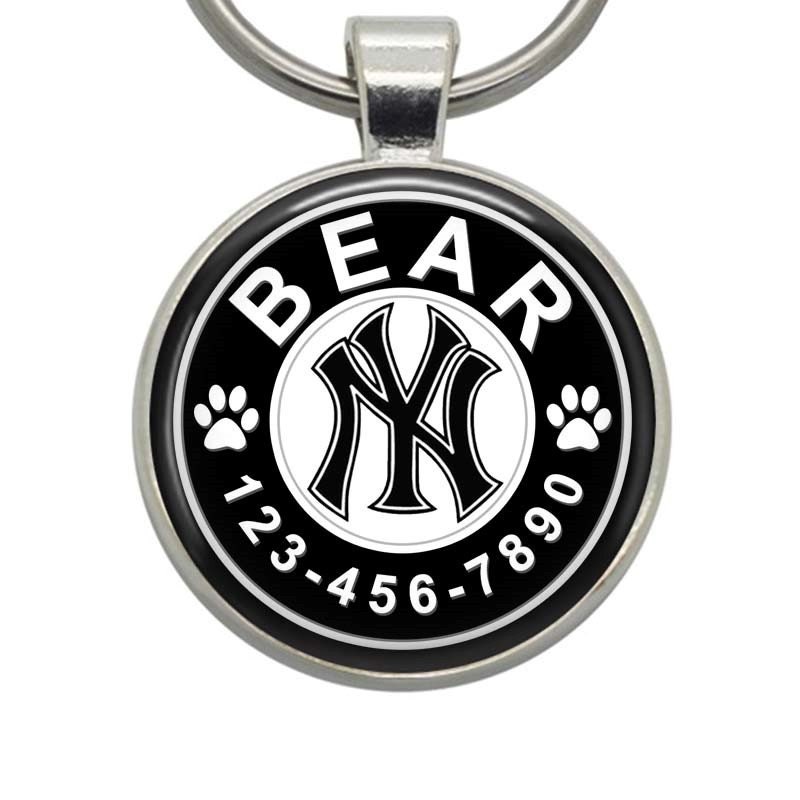 New York Yankees MLB Custom Engraved Dog ID Tag - Round – PupLife Dog  Supplies