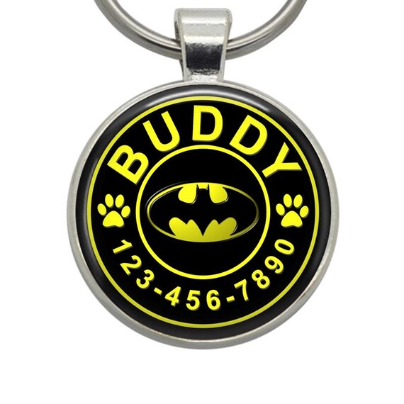batman dog tag