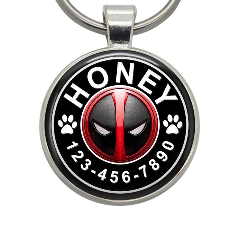 Dog Tags Deadpool Marvel Pet Tags Cat Tags Dog ID Tags Pet ID