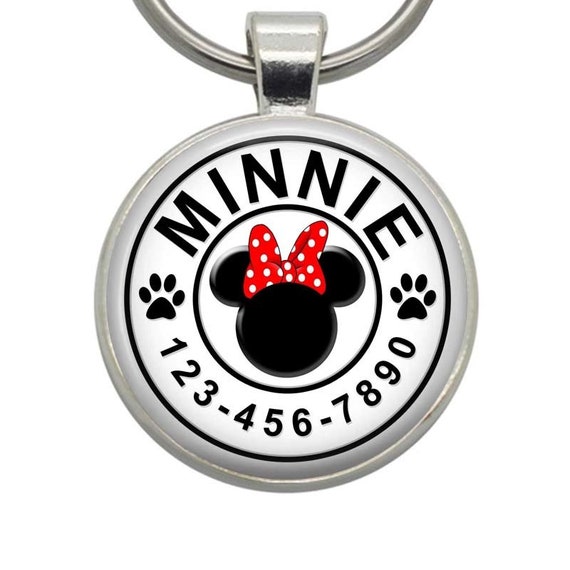 minnie dog tag