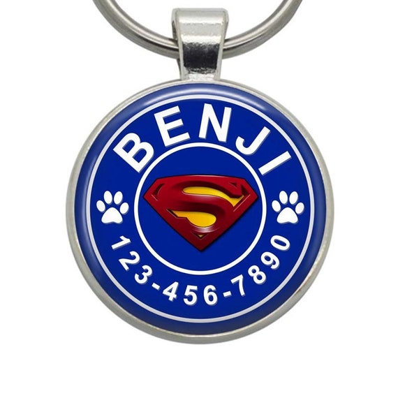 superman dog tag