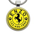 Custom Ferrari Prancing Horse Dog Tag: Personalized Pet ID Tag product logo